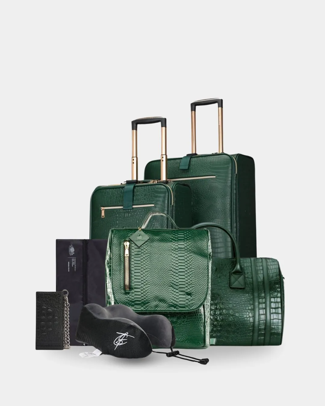Apollo 2 Ultimate Travel Set in Emerald Green