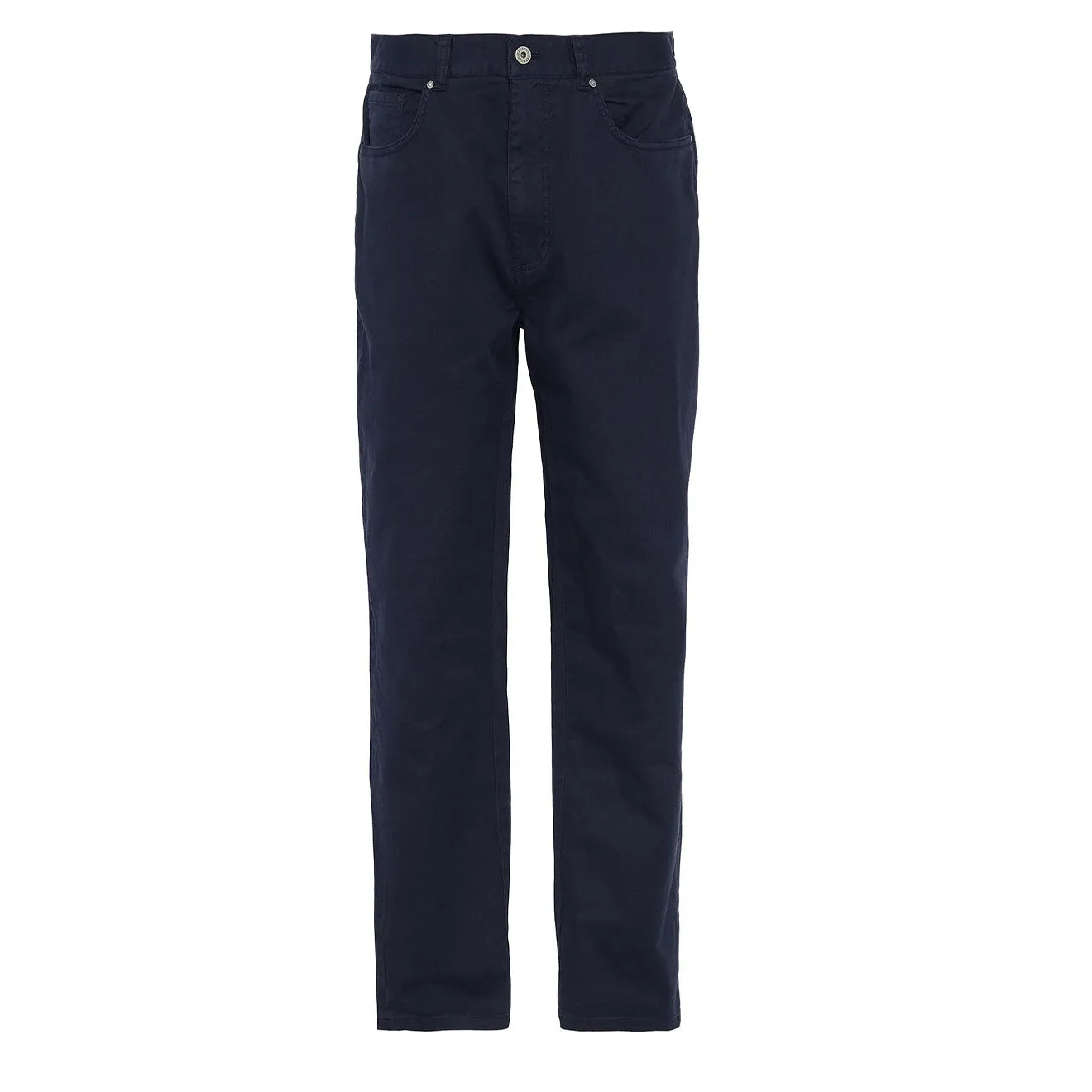 Barbour Washed Stretch Twill Regular Fit Trouser Dark Navy