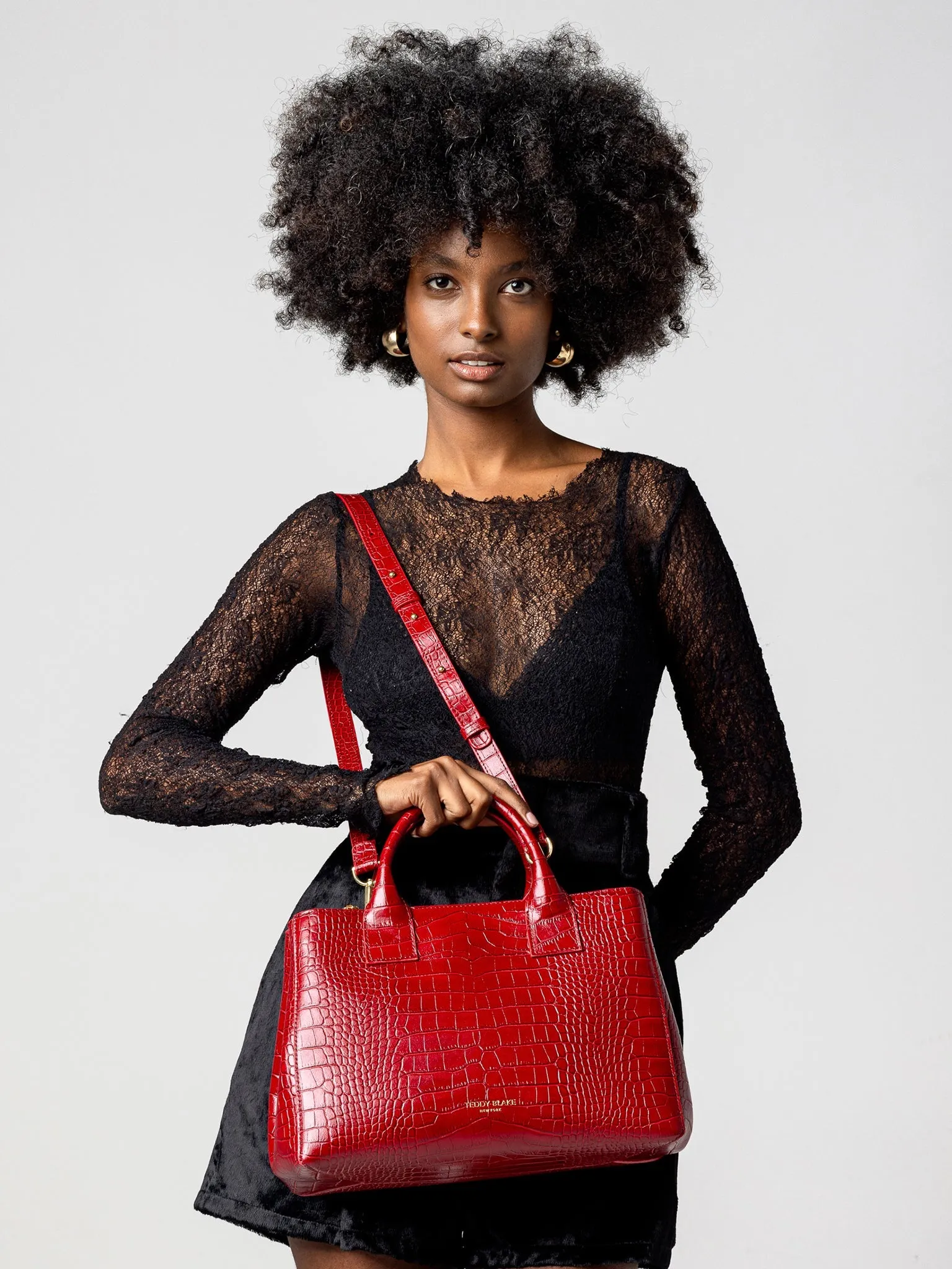 Bella Croco 12 - Dark Red