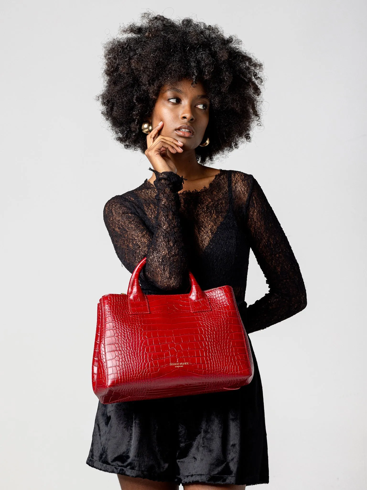 Bella Croco 12 - Dark Red
