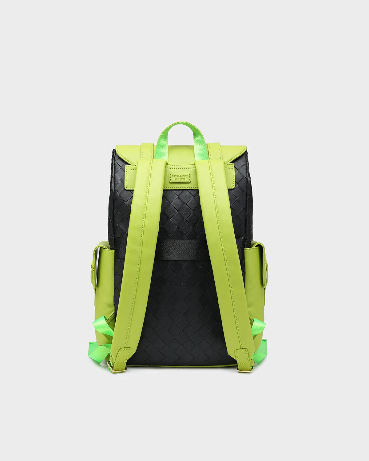 Bodega Rolling Travel Set in Black & Slyme