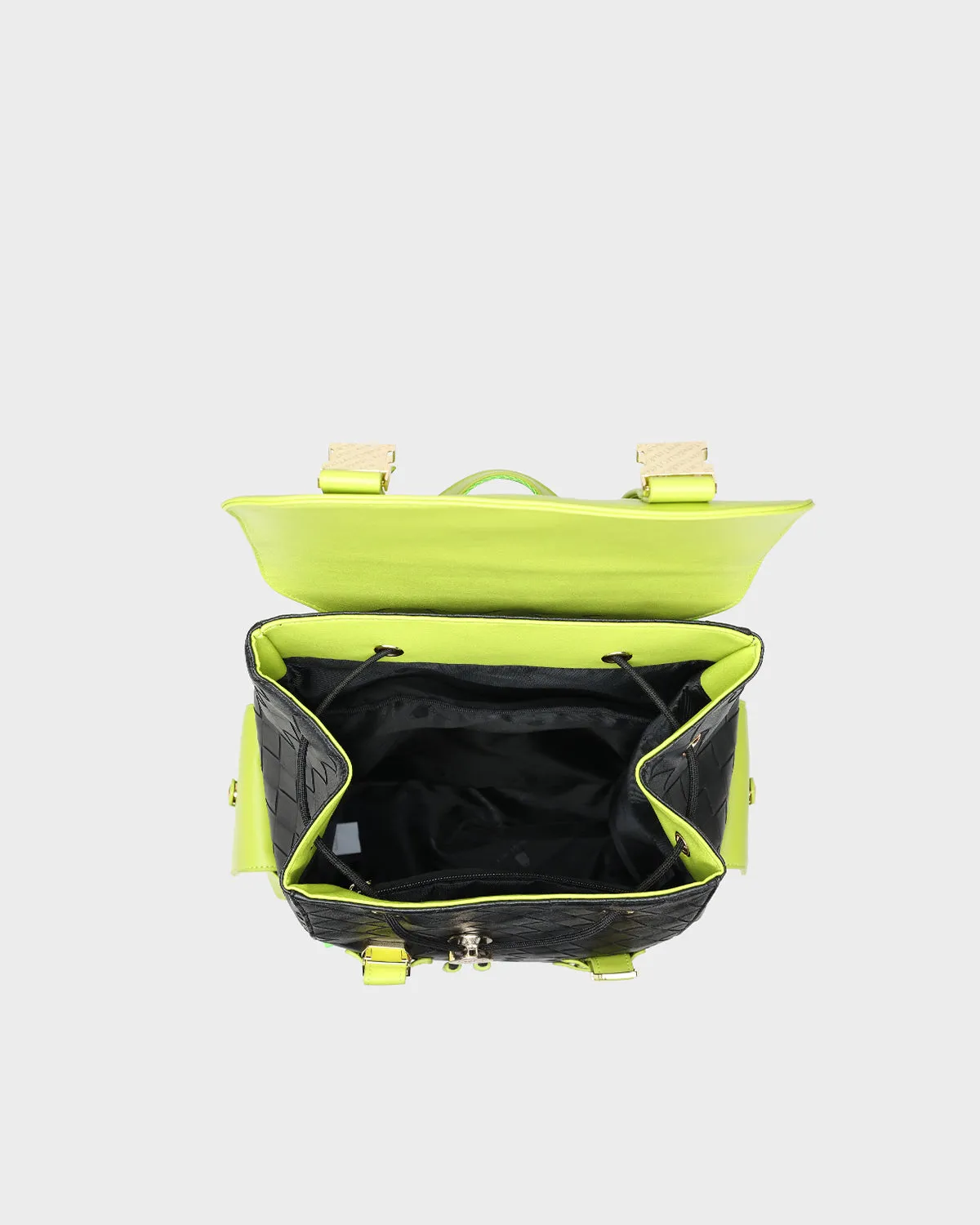 Bodega Rolling Travel Set in Black & Slyme