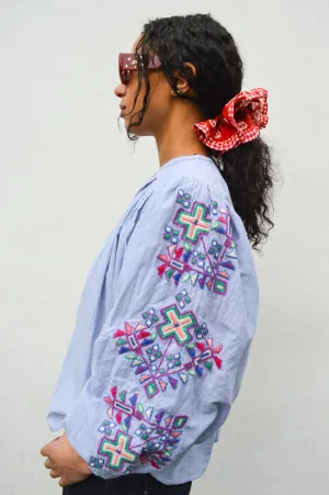 By-Bar Becky Indi Grey Blouse