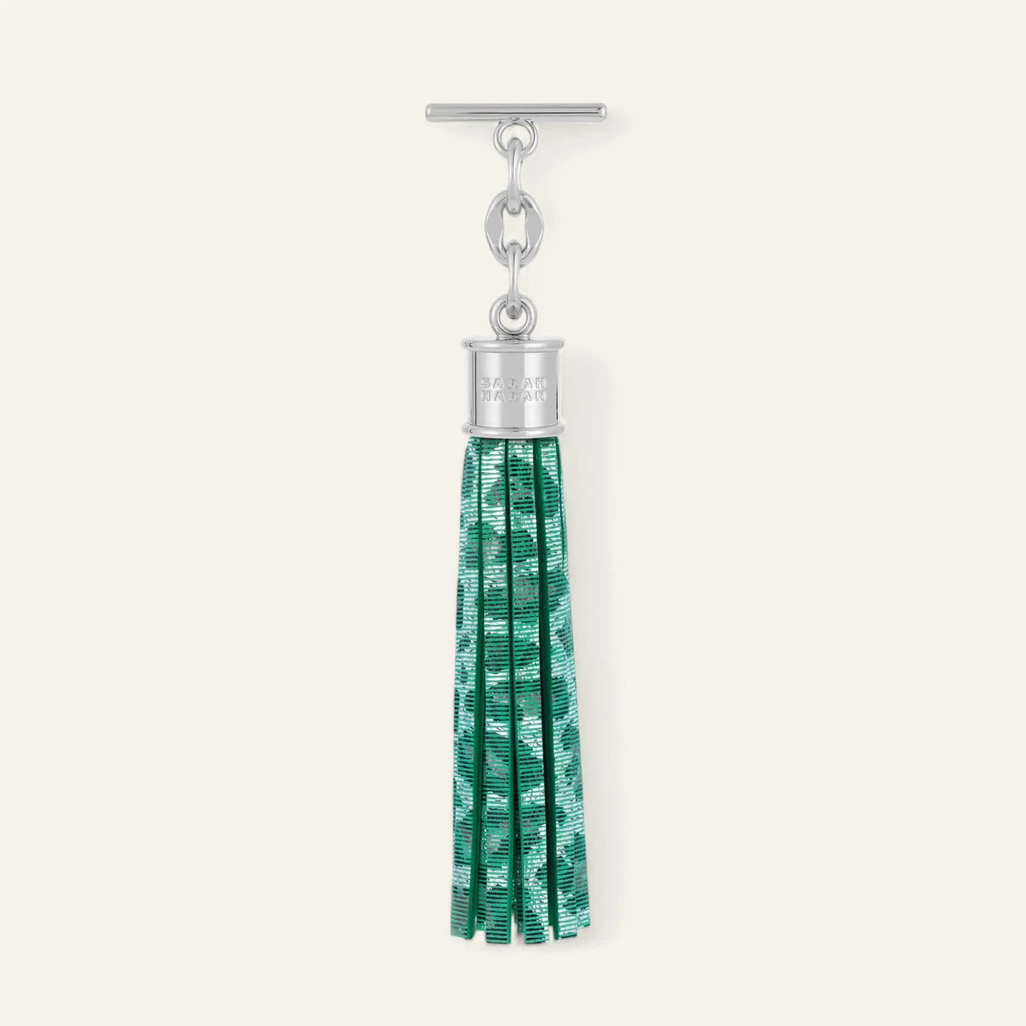 Capsule Tassel | Caribbean Dreams with Silver hardware