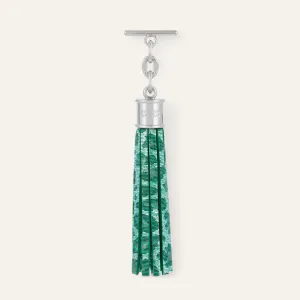 Capsule Tassel | Caribbean Dreams with Silver hardware