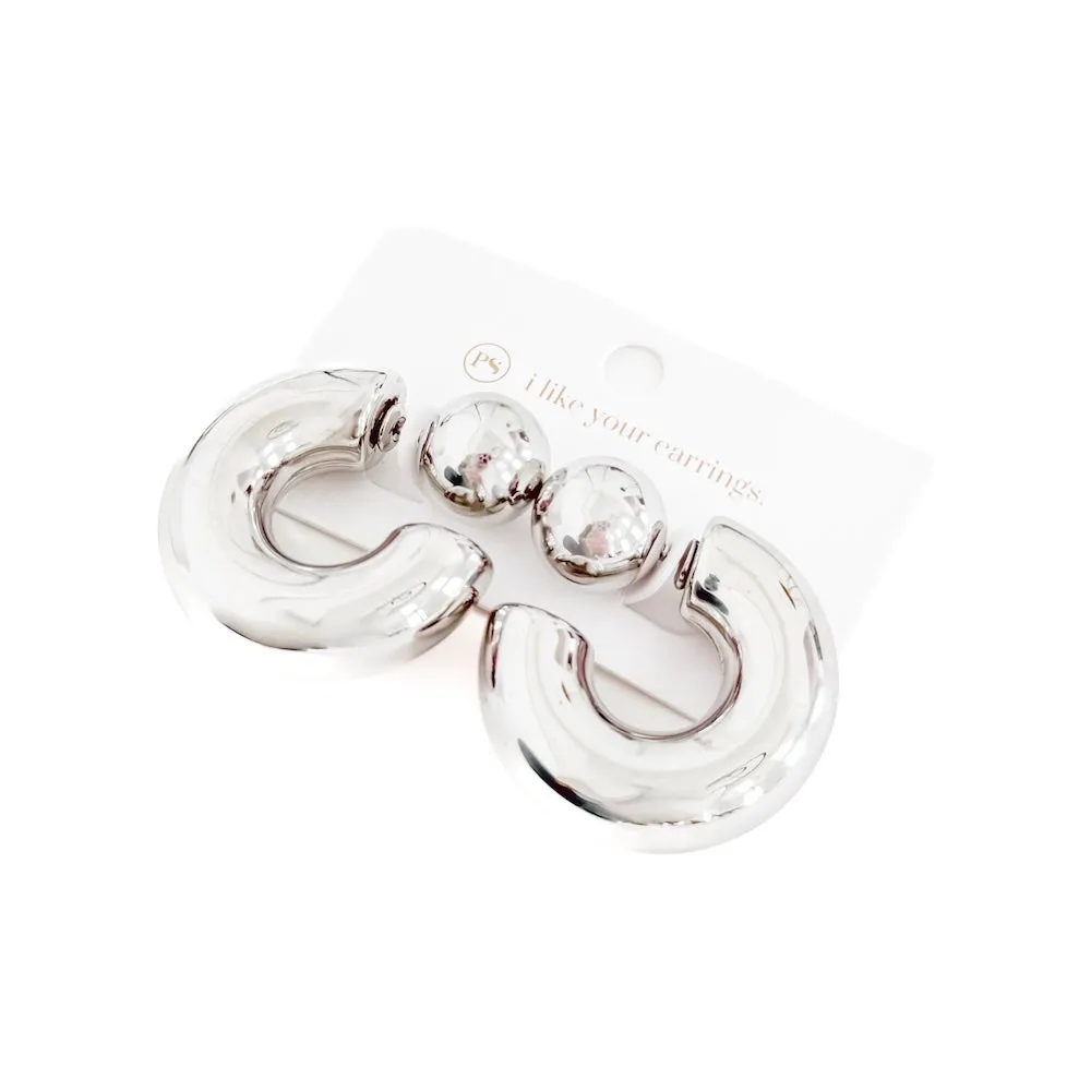 Caroline Hoop Earrings - WATERPROOF