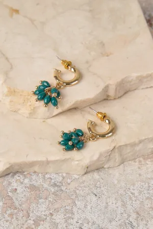 Cluster Droplet Earrings - Forest