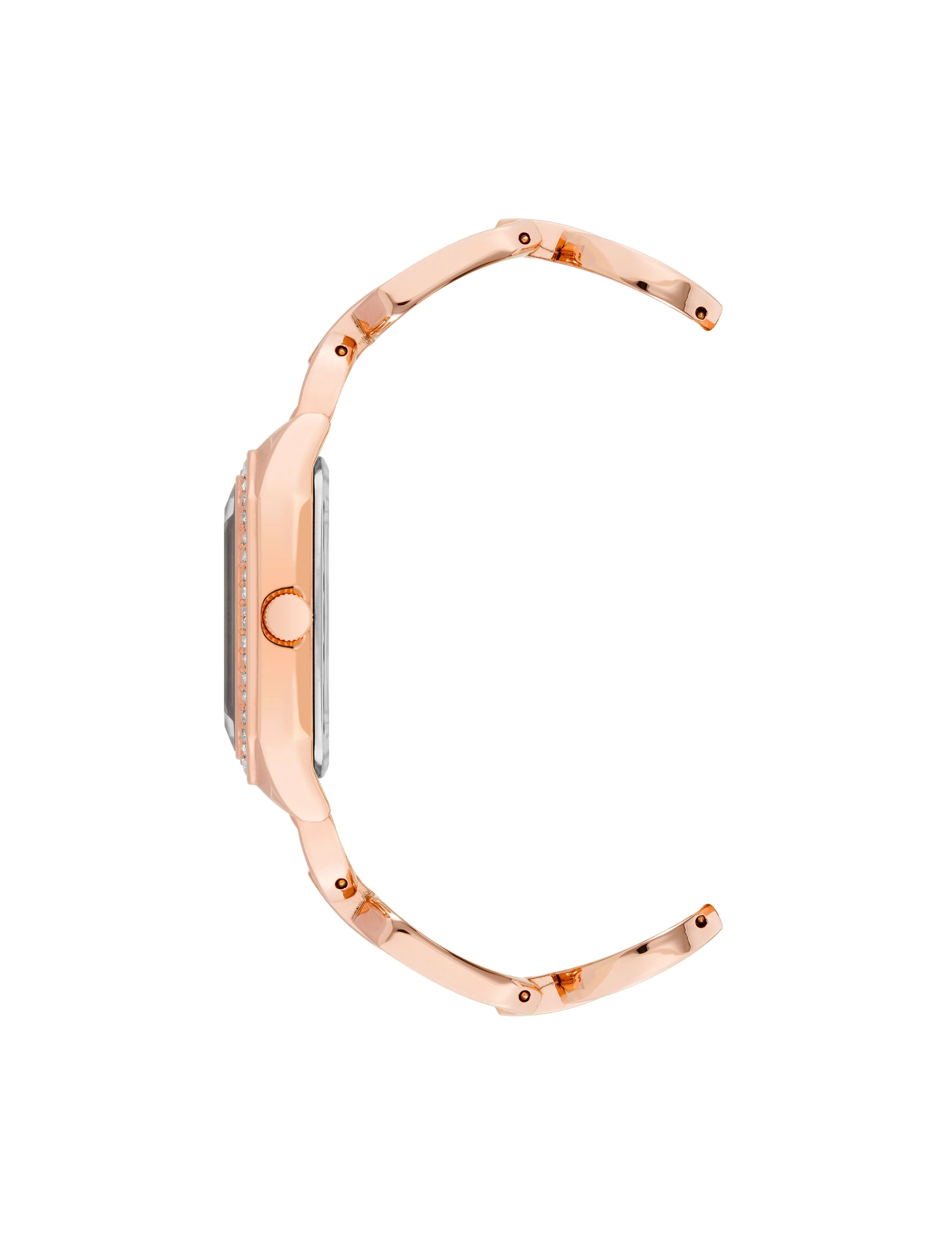 Crystal Accented Open Link Watch