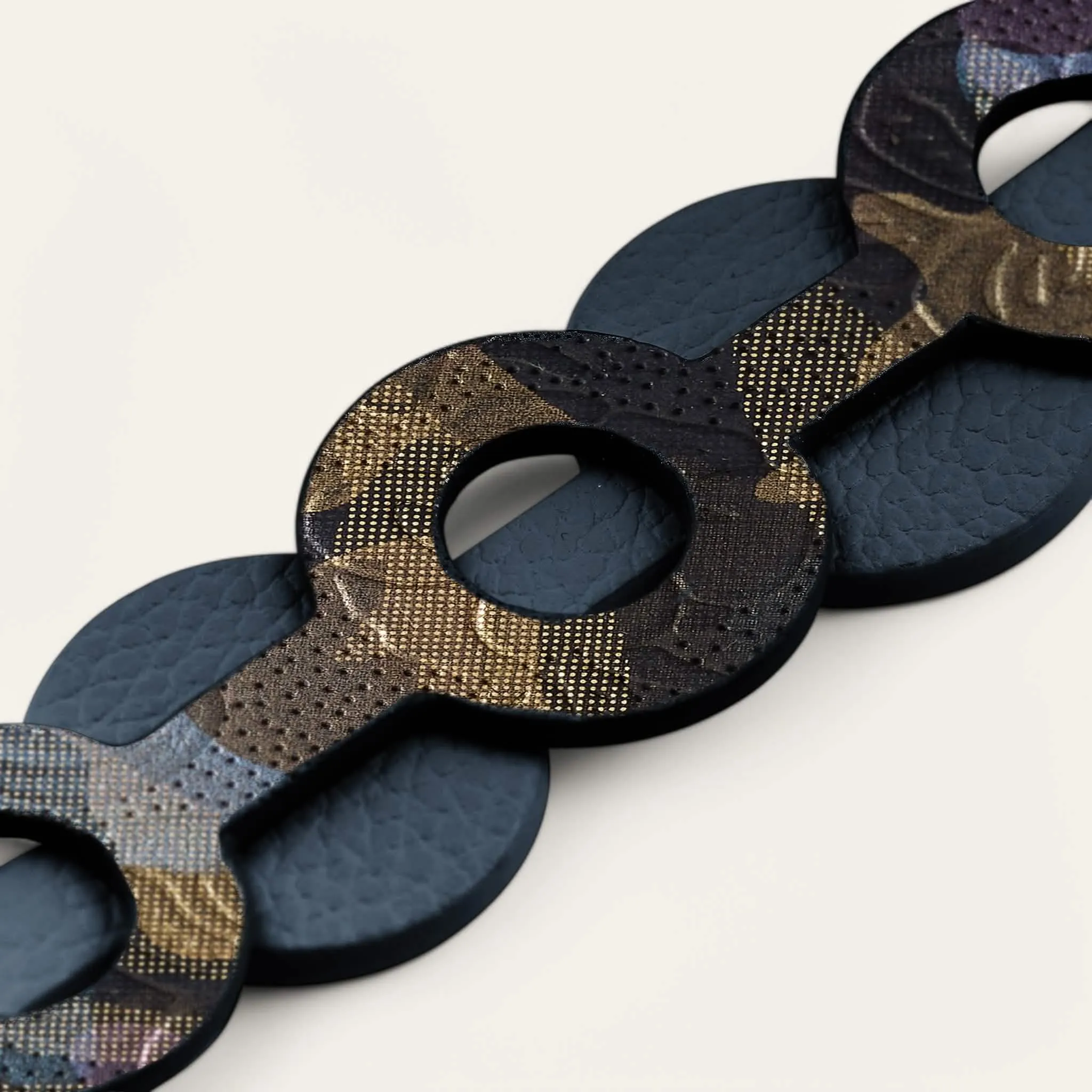 Deco Discs | Enchanted Forest Space with Silver hardware