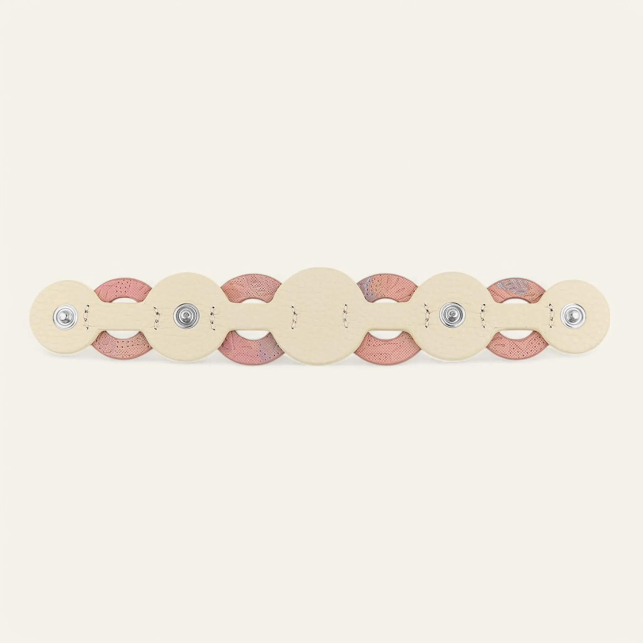 Deco Discs | Garden Of Roses Cream with Silver hardware