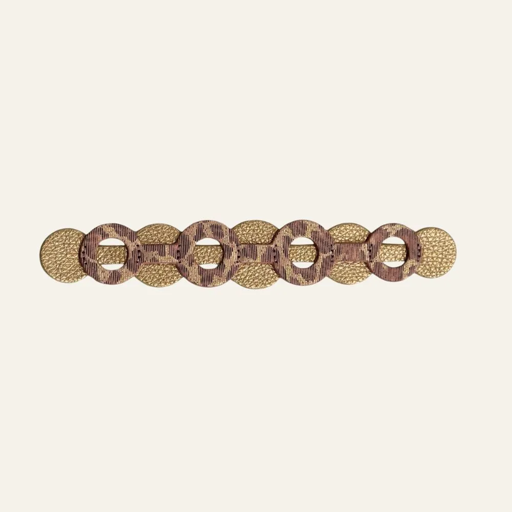 Deco Discs | Zanzibar Dreams with Silver hardware