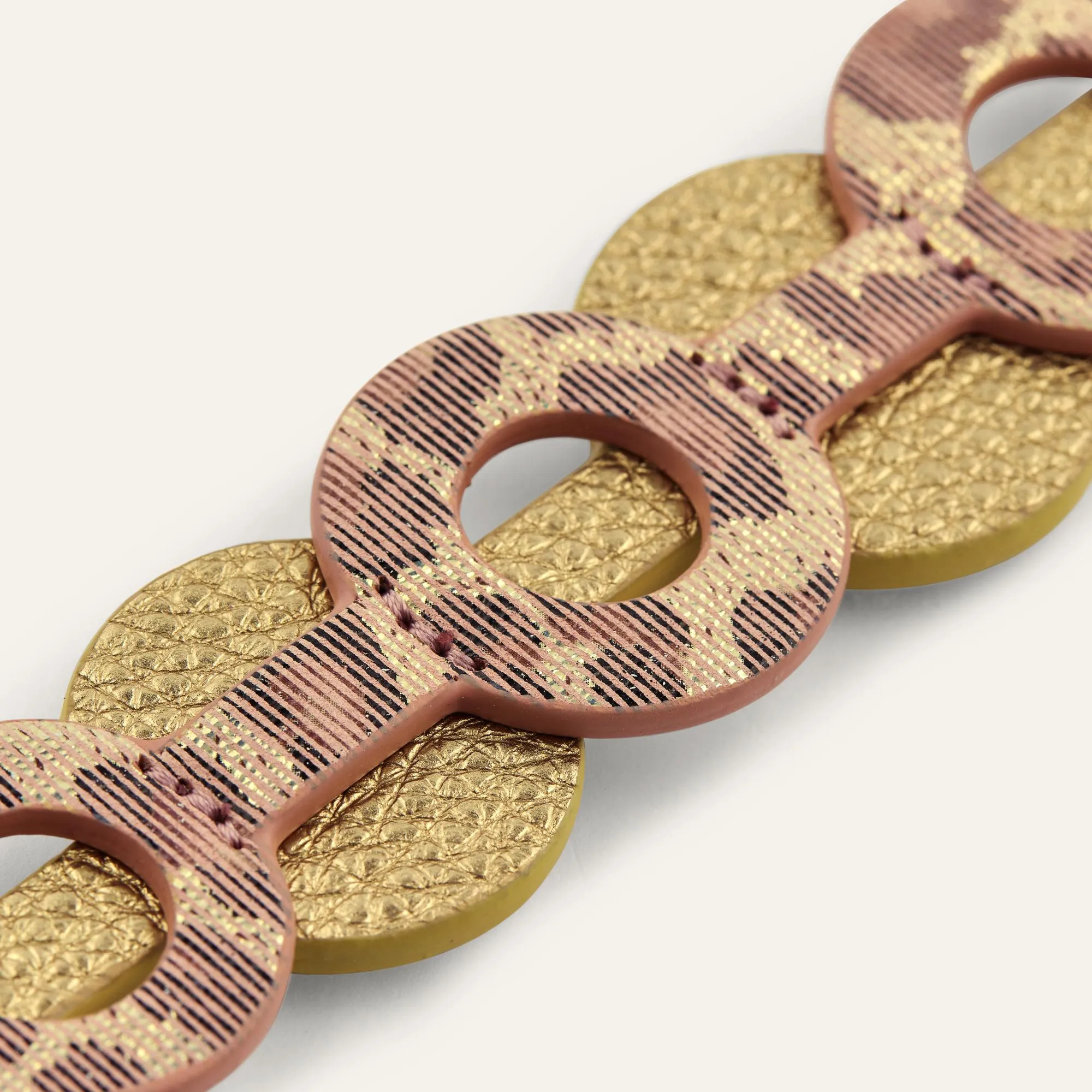 Deco Discs | Zanzibar Dreams with Silver hardware