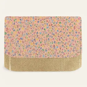 Deco Fringing | Confetti Shimmer Metallic Gold with Gold hardware
