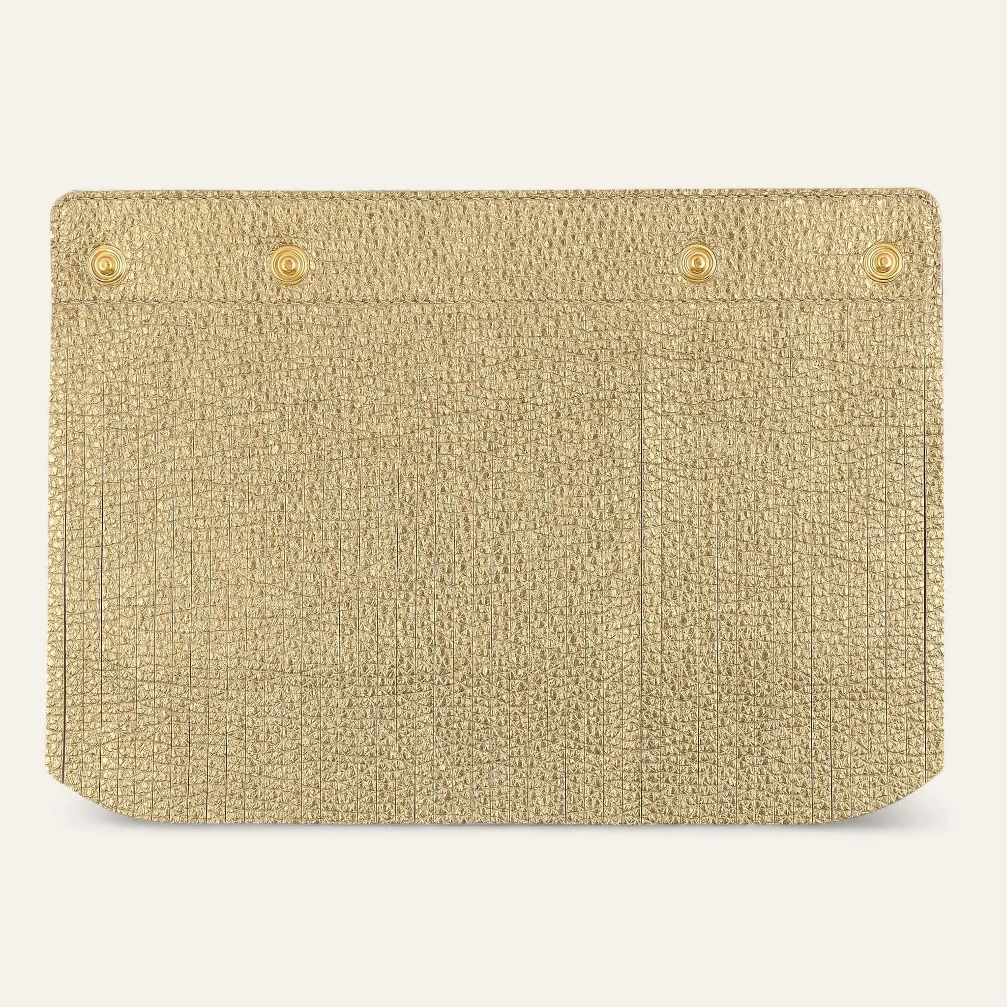 Deco Fringing | Confetti Shimmer Metallic Gold with Gold hardware