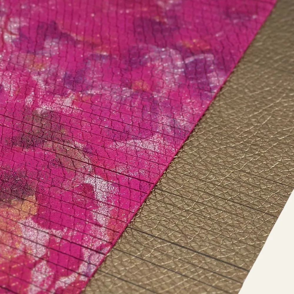 Deco Fringing | Paradise Petal Shimmer Metallic Gold with Silver hardware
