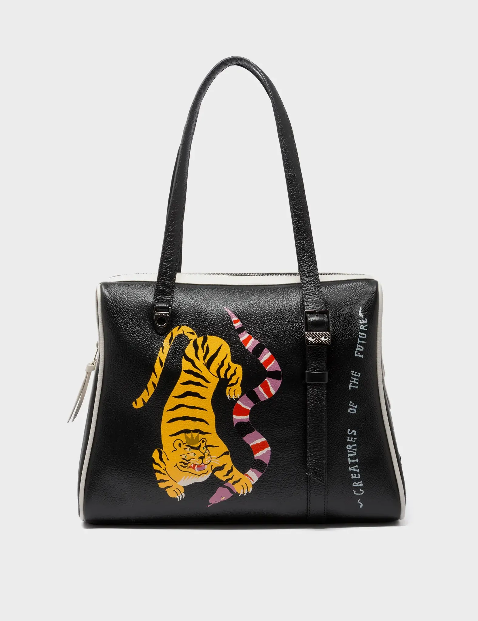 Esther Black Satchel Bag - Creatures of the Future Design