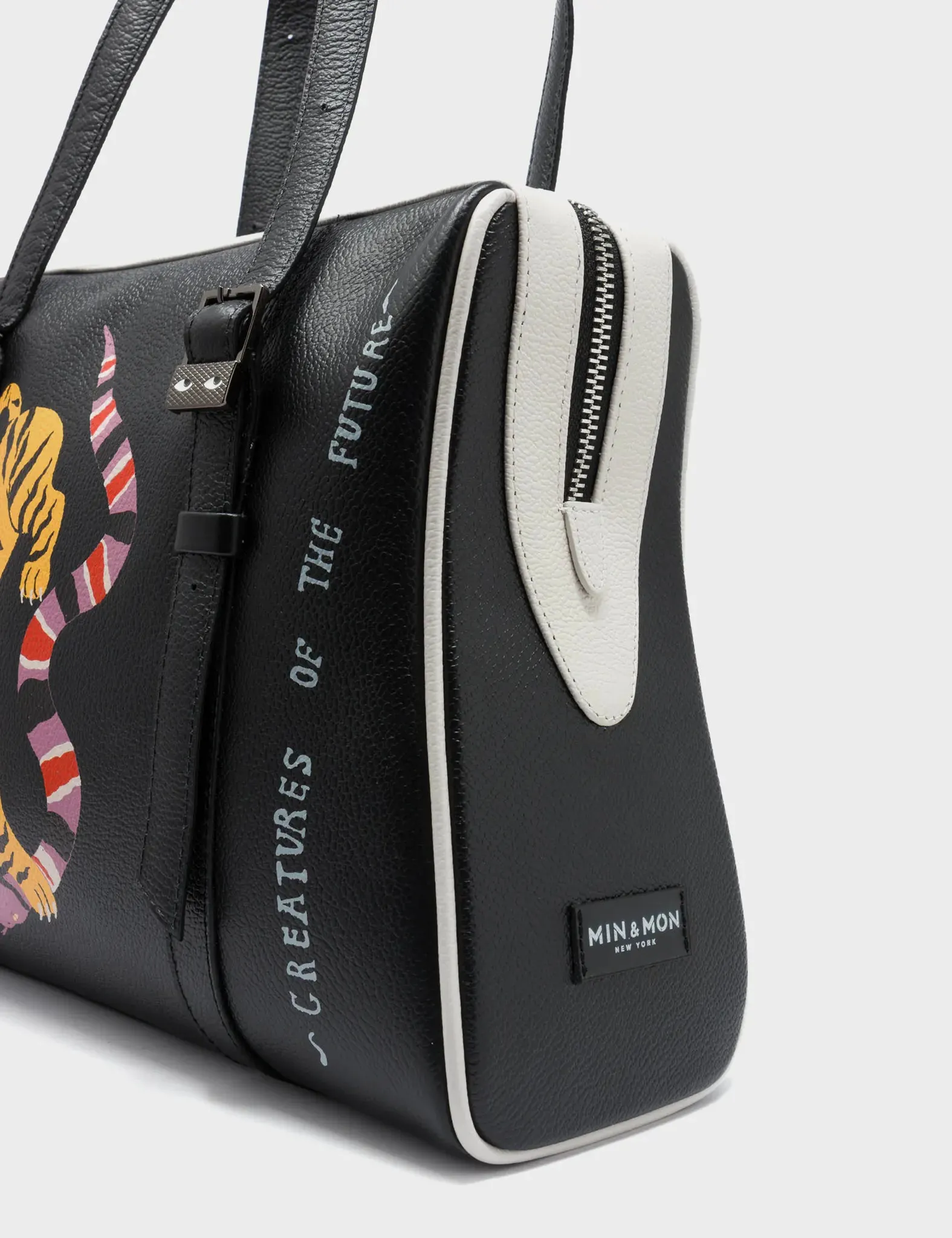 Esther Black Satchel Bag - Creatures of the Future Design