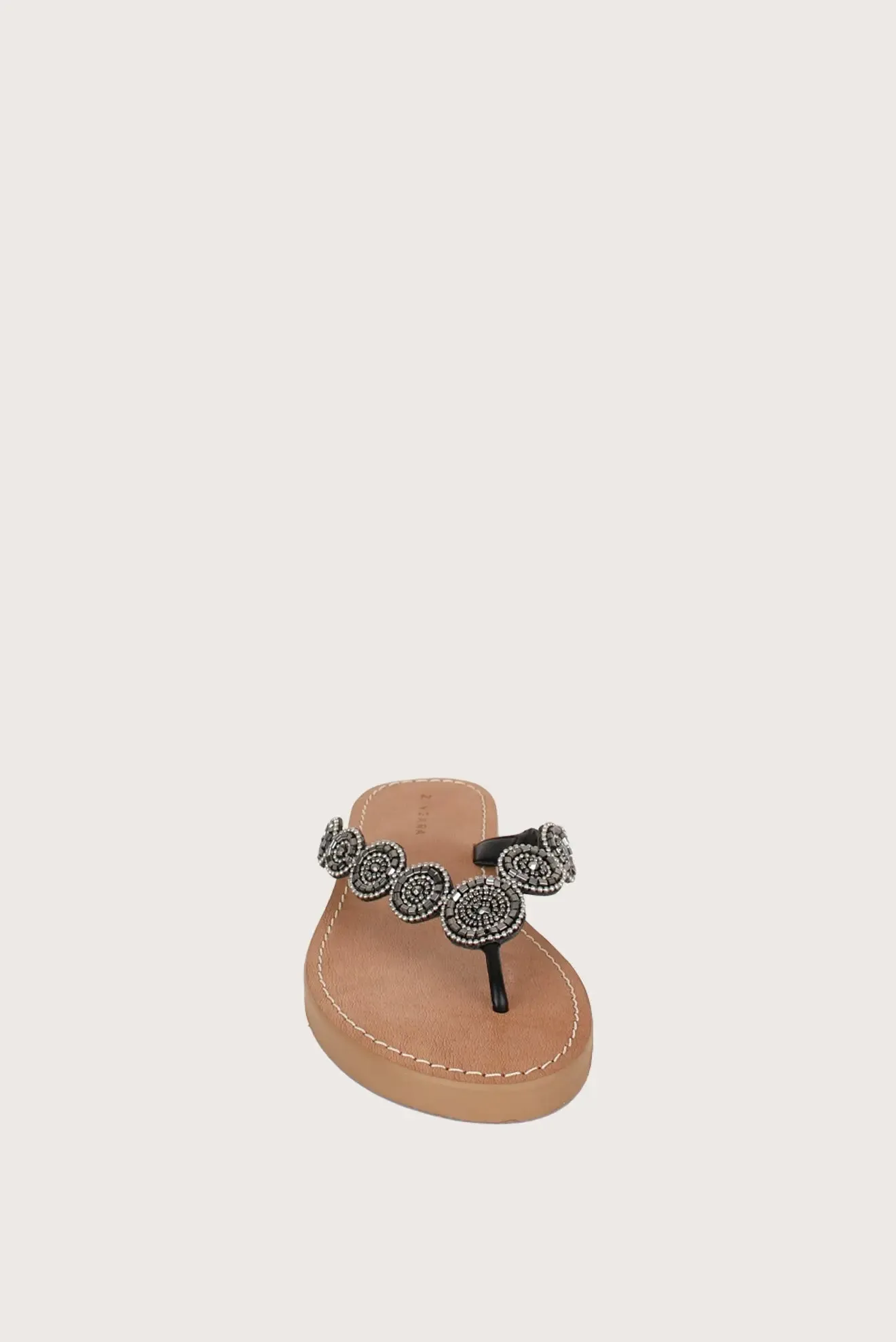 Eva Cristal Sandal Black