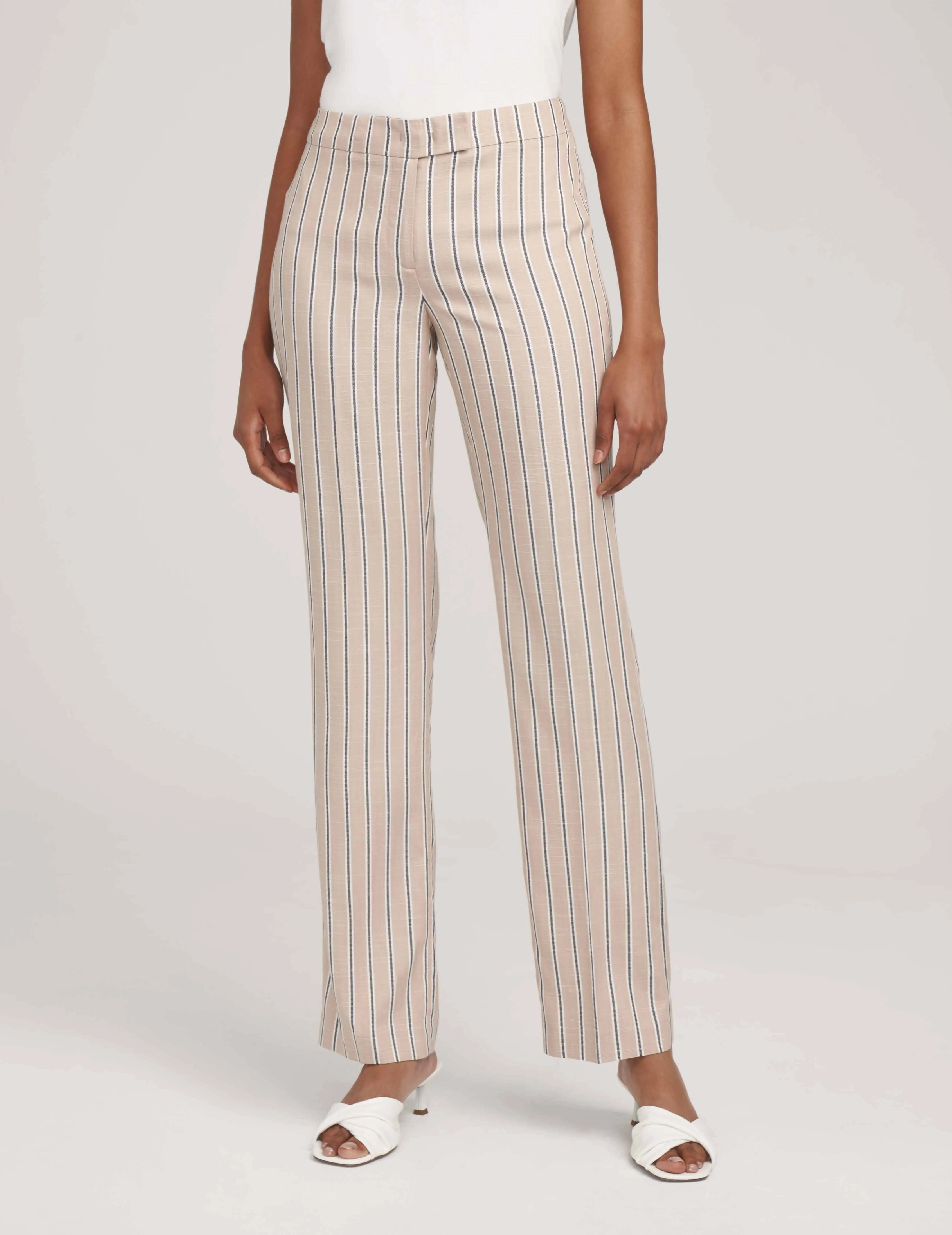 Fly Front Flare Leg Pant- Sale