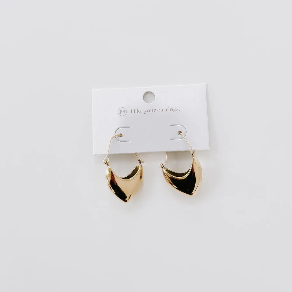 Forever Yours Heart Drop Earrings - WATERPROOF