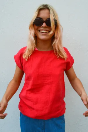 Fransa Manua Teaberry Blouse