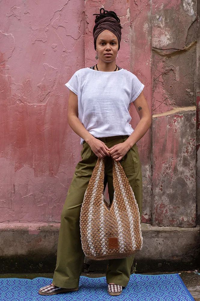 Fransa Manua White Blouse