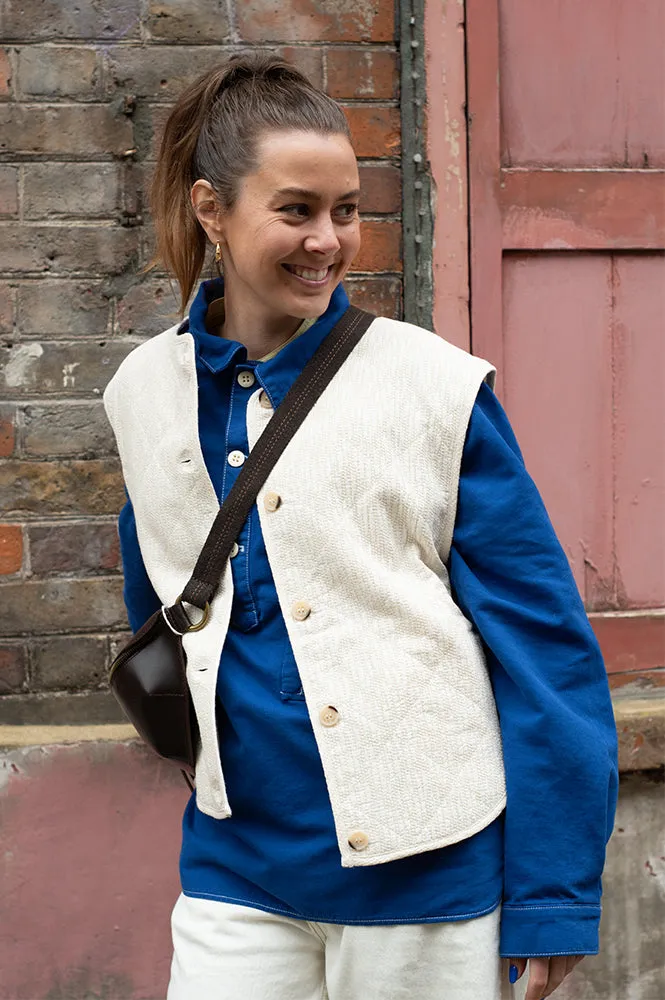 FRNCH Eglentine Cream Gilet