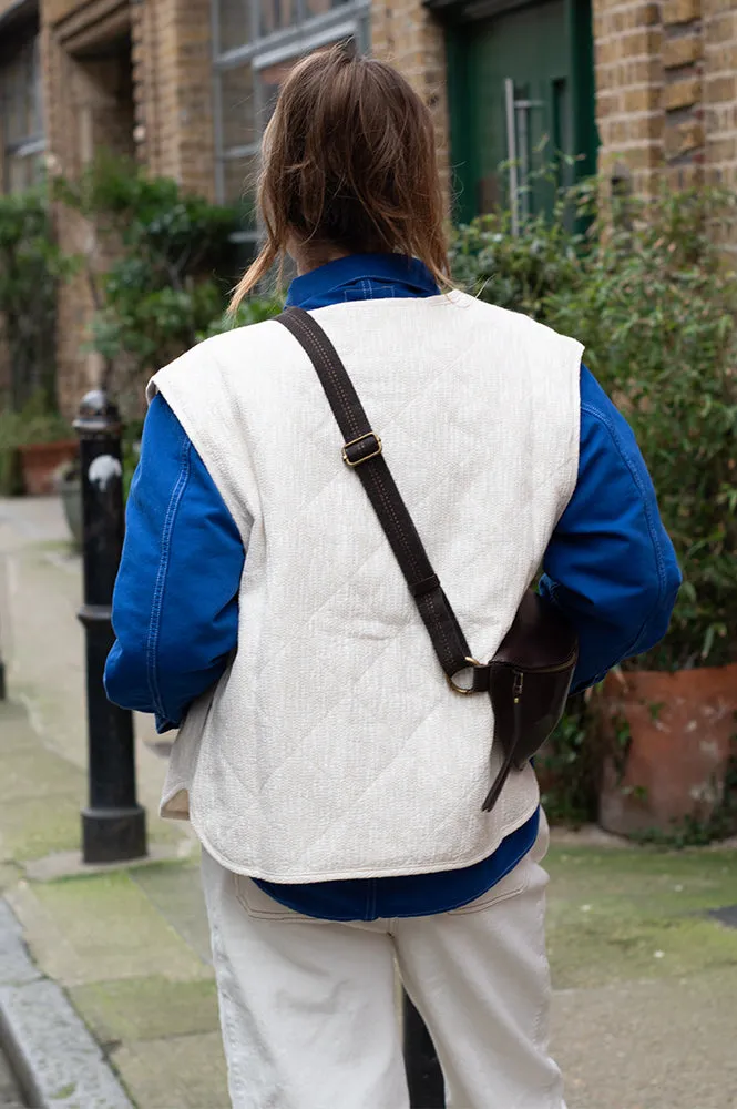 FRNCH Eglentine Cream Gilet