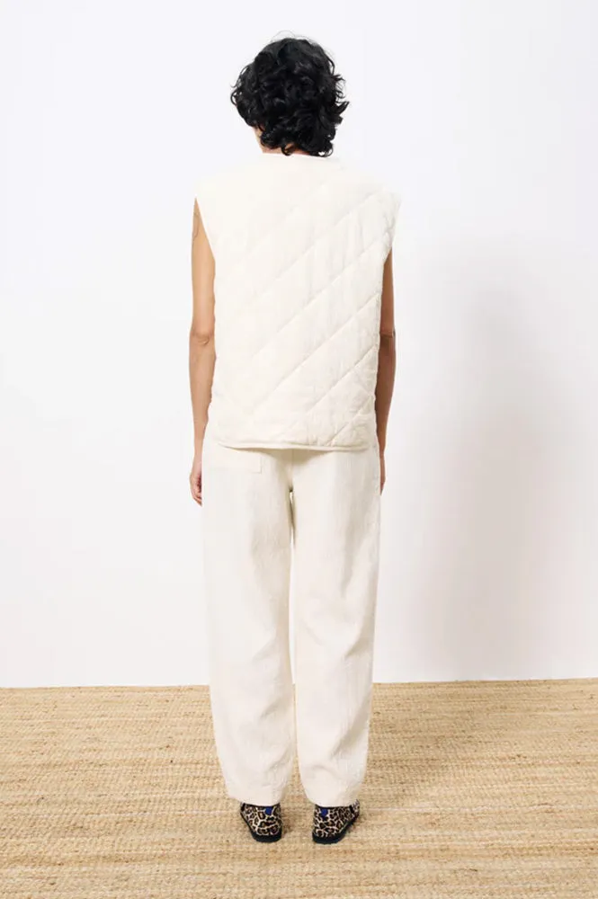 FRNCH Eglentine Cream Gilet