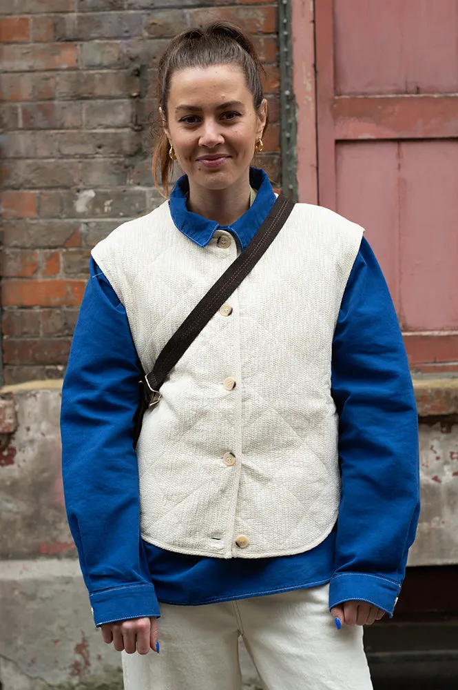 FRNCH Eglentine Cream Gilet