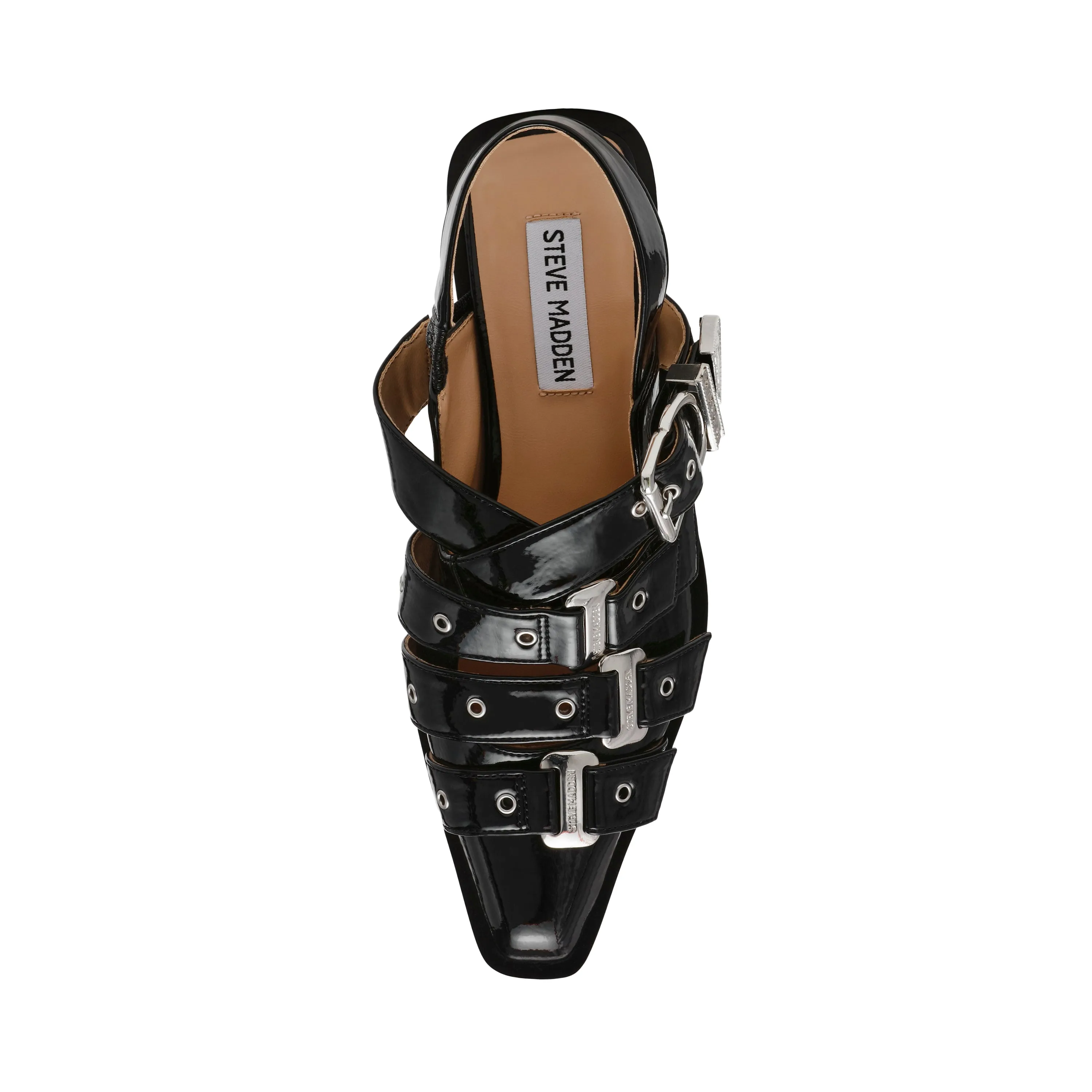 Gari Flat Shoe BLACK CRINKLE