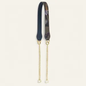 Gemini Strap | Enchanted Forest Space with Gold hardware