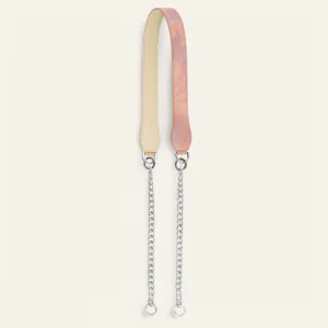 Gemini Strap | Garden Of Roses Cream with Silver hardware