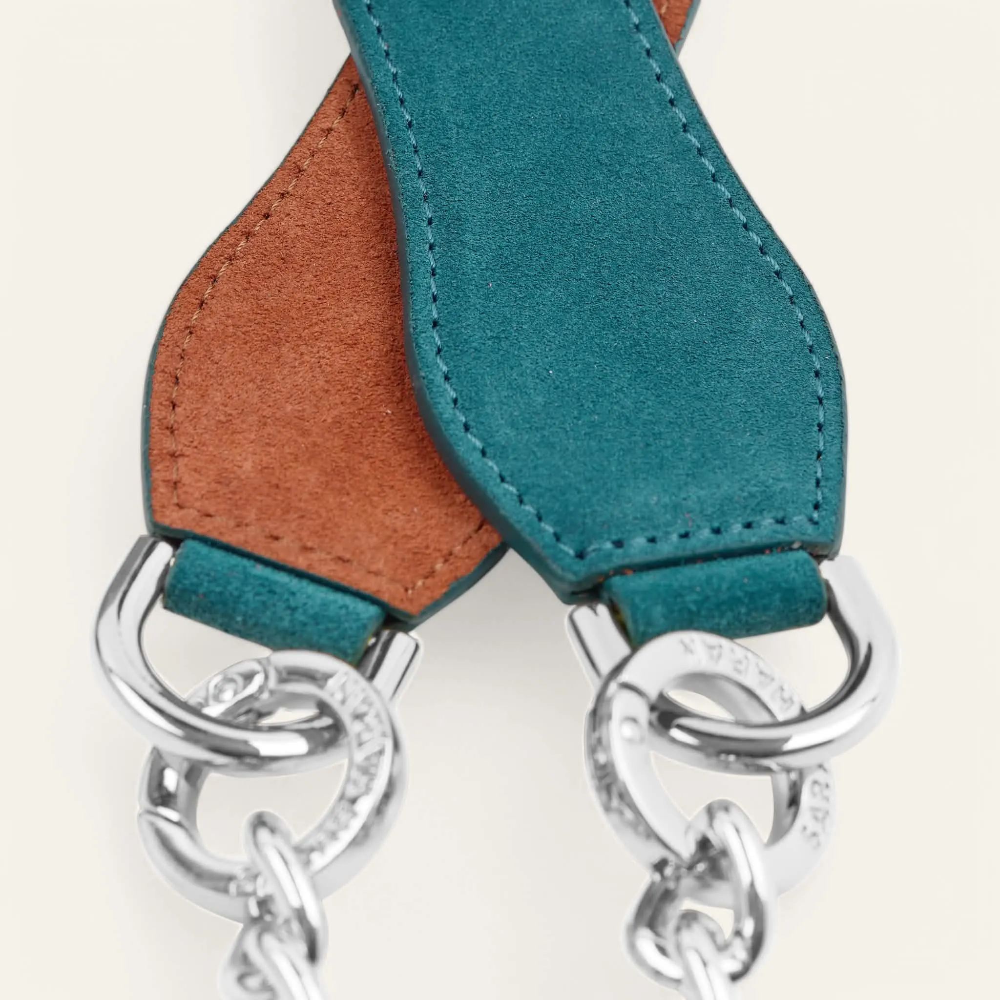 Gemini Strap | Petrol Rust with Silver hardware