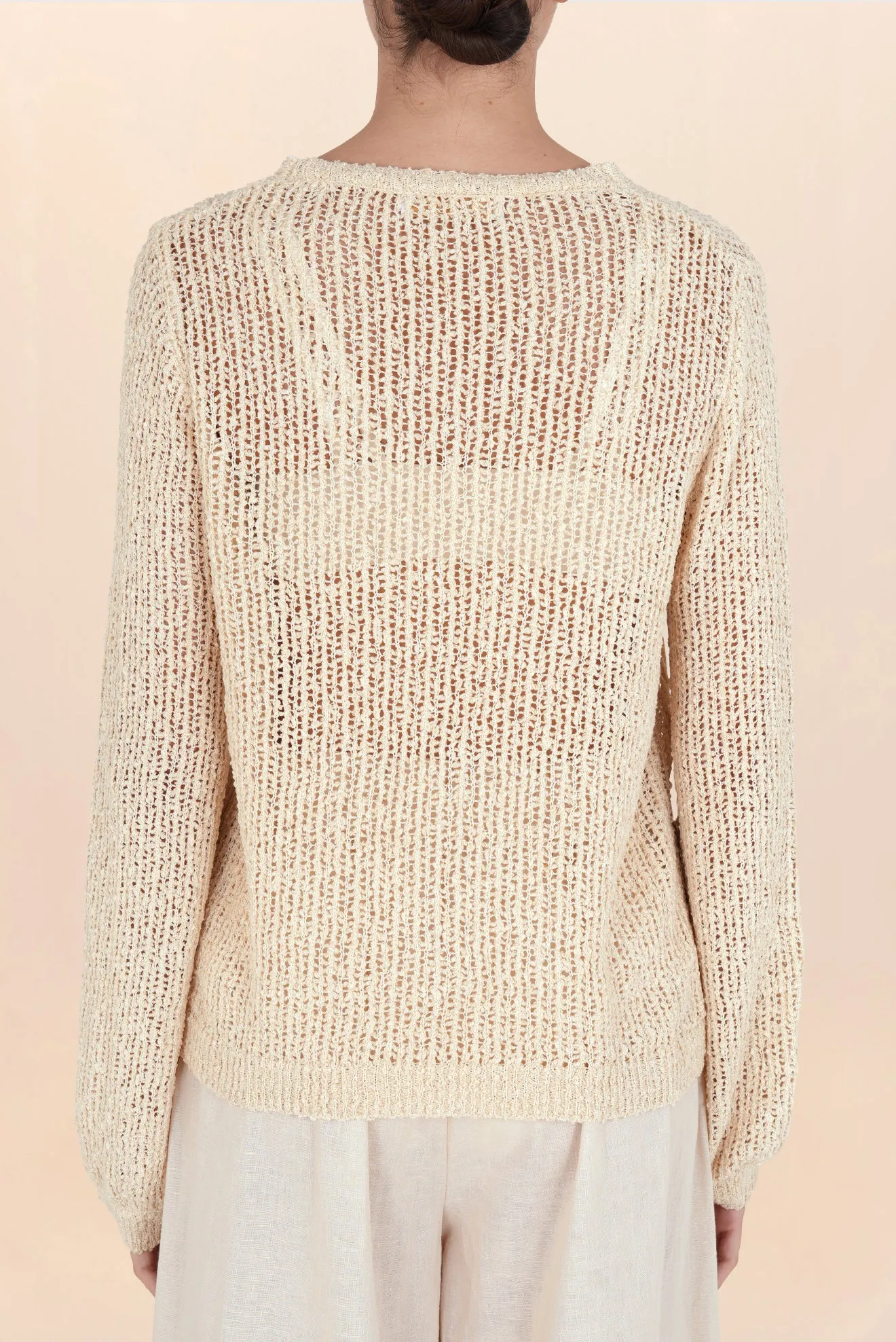 Genie V Neck Ivory
