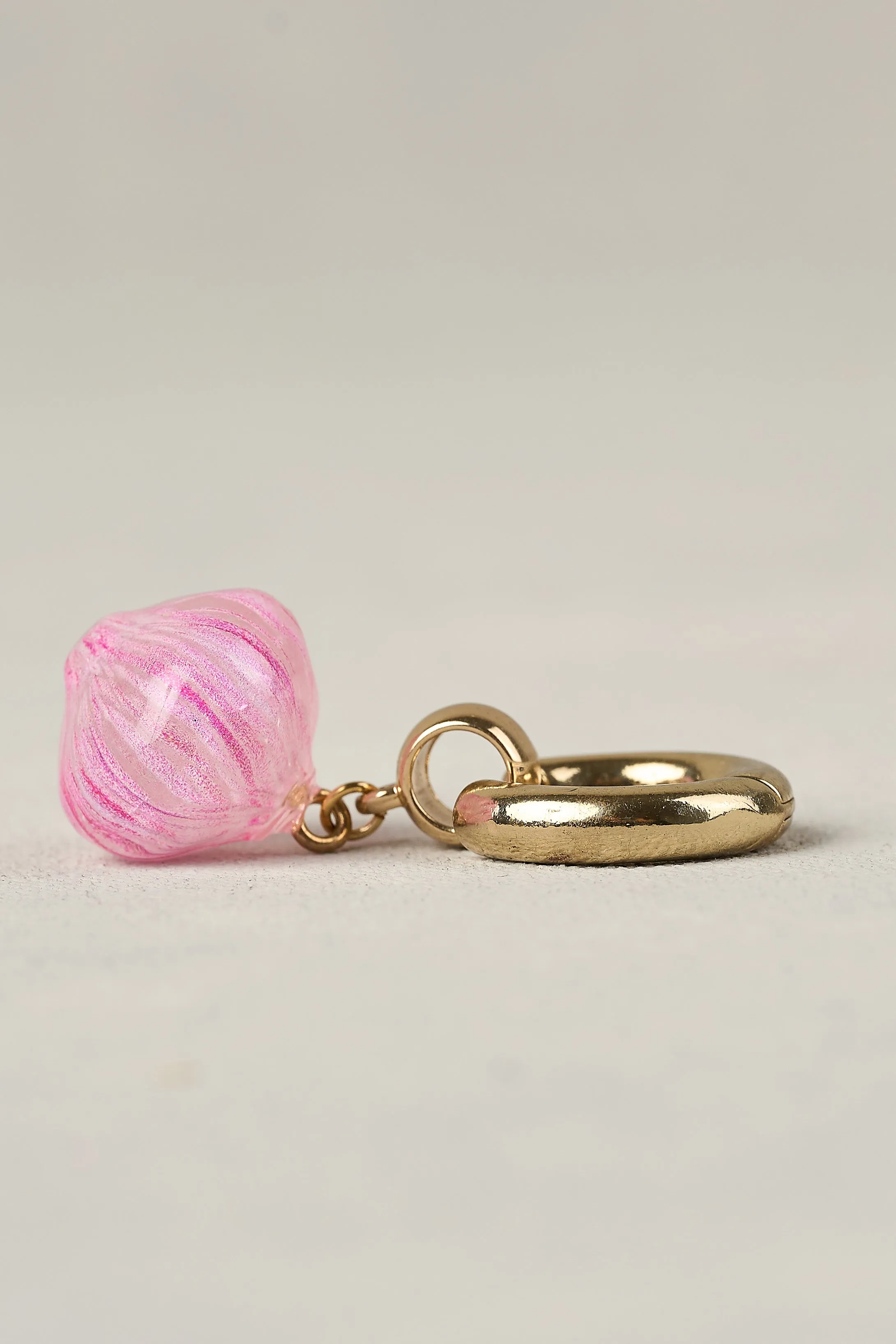 Gold Murano Glass Earrings
