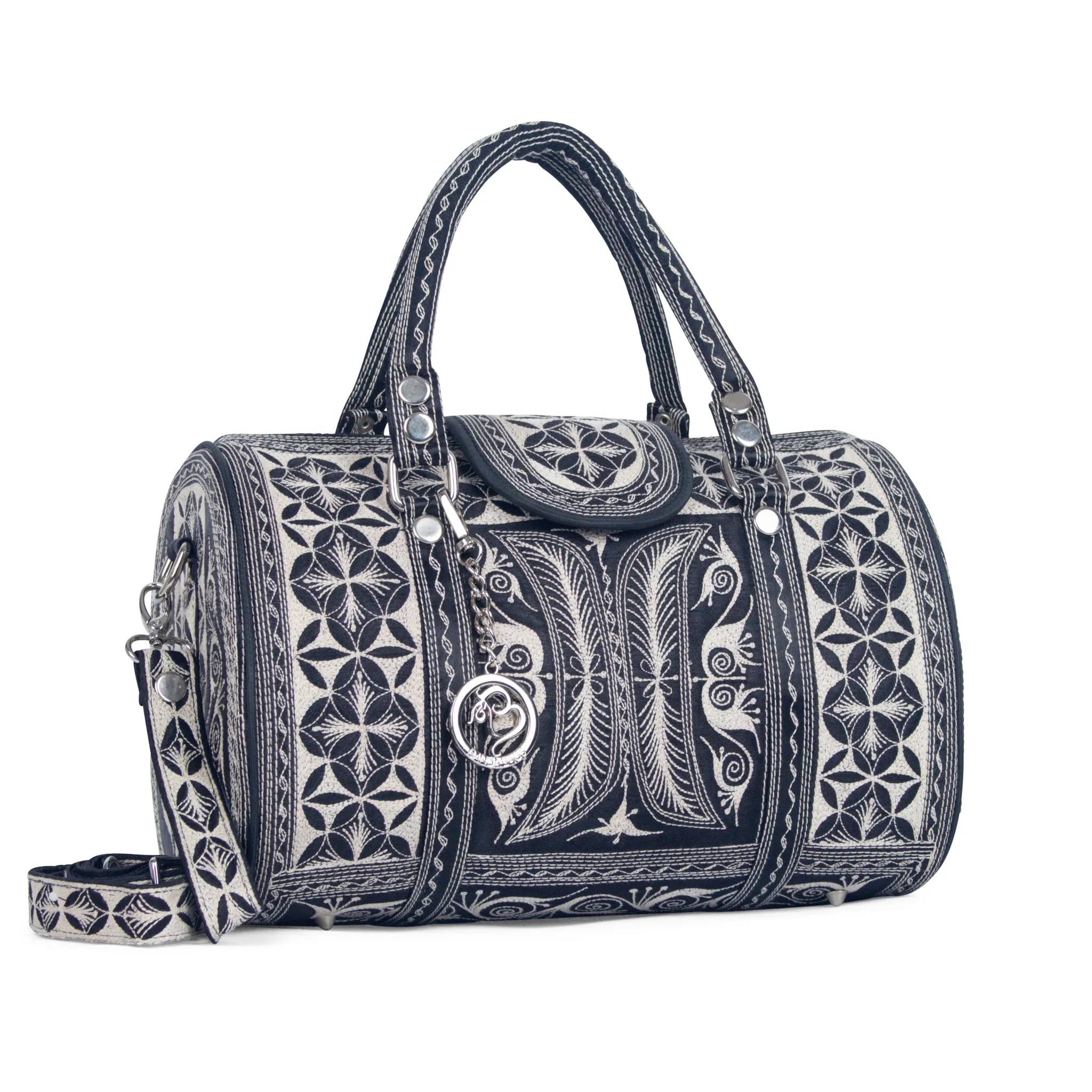 Hitam Barrel Bag