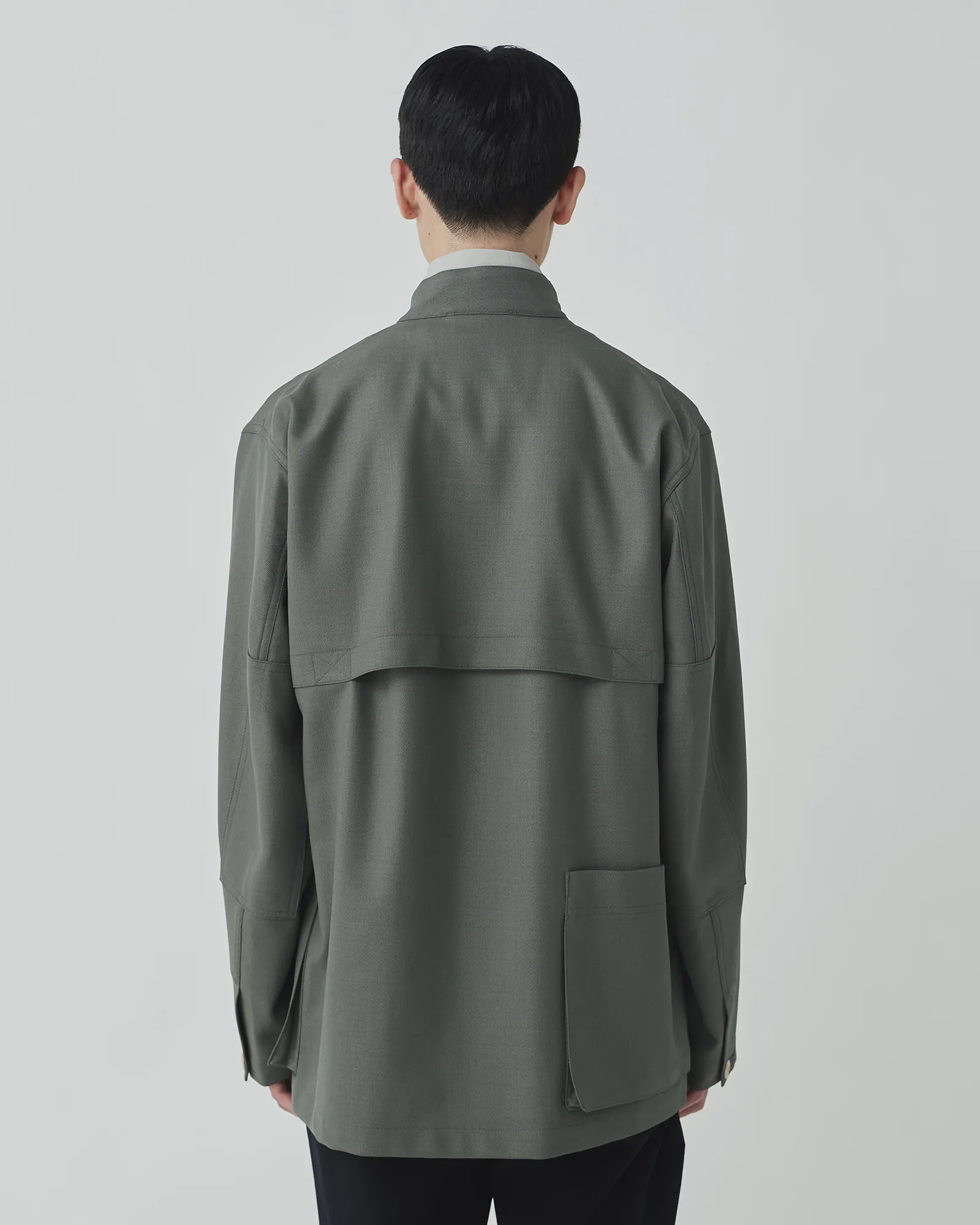 Hybrid Wool Utility Jacket