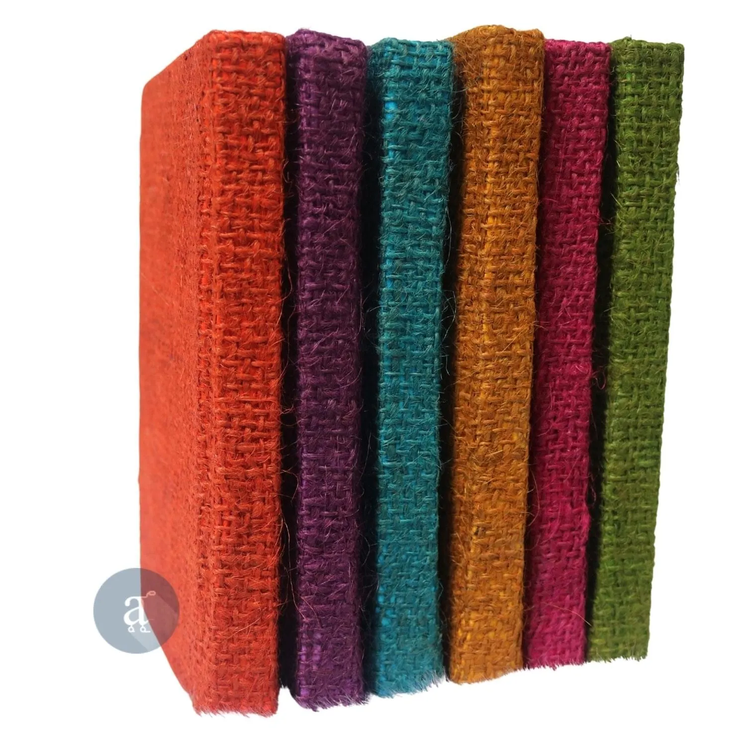 Jute Handmade Personal Organizer for Office and Personal Use ( set of 6 )