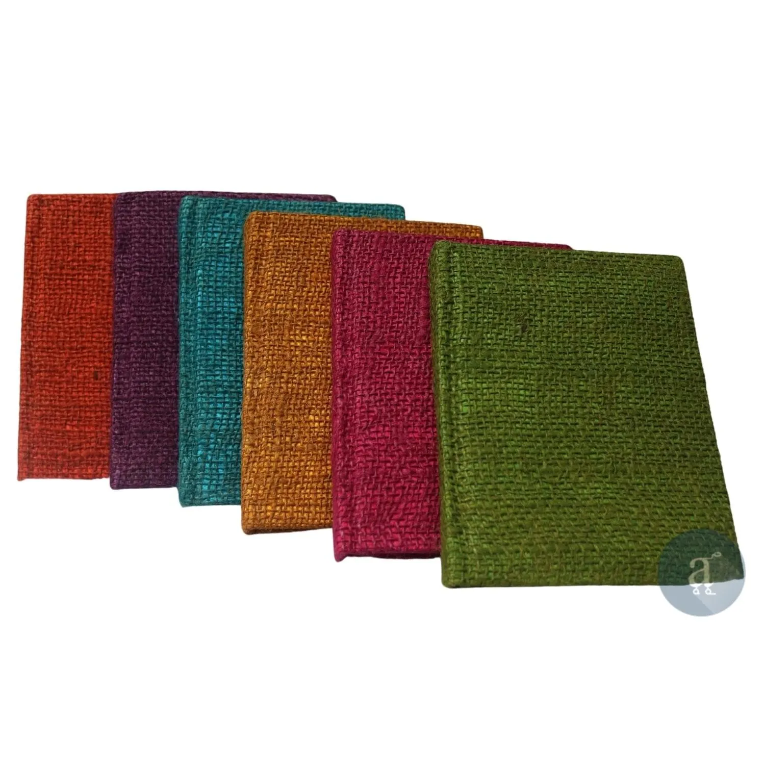 Jute Handmade Personal Organizer for Office and Personal Use ( set of 6 )