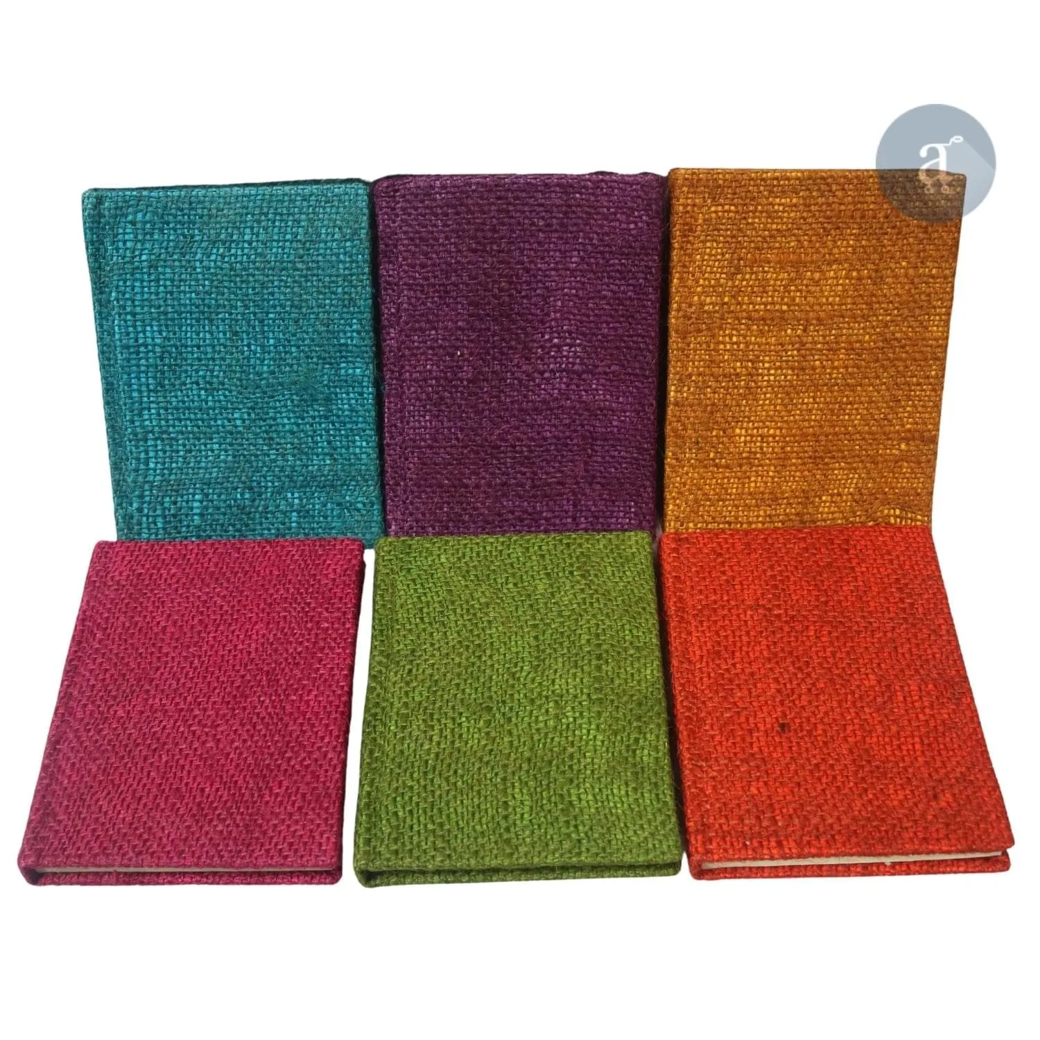 Jute Handmade Personal Organizer for Office and Personal Use ( set of 6 )