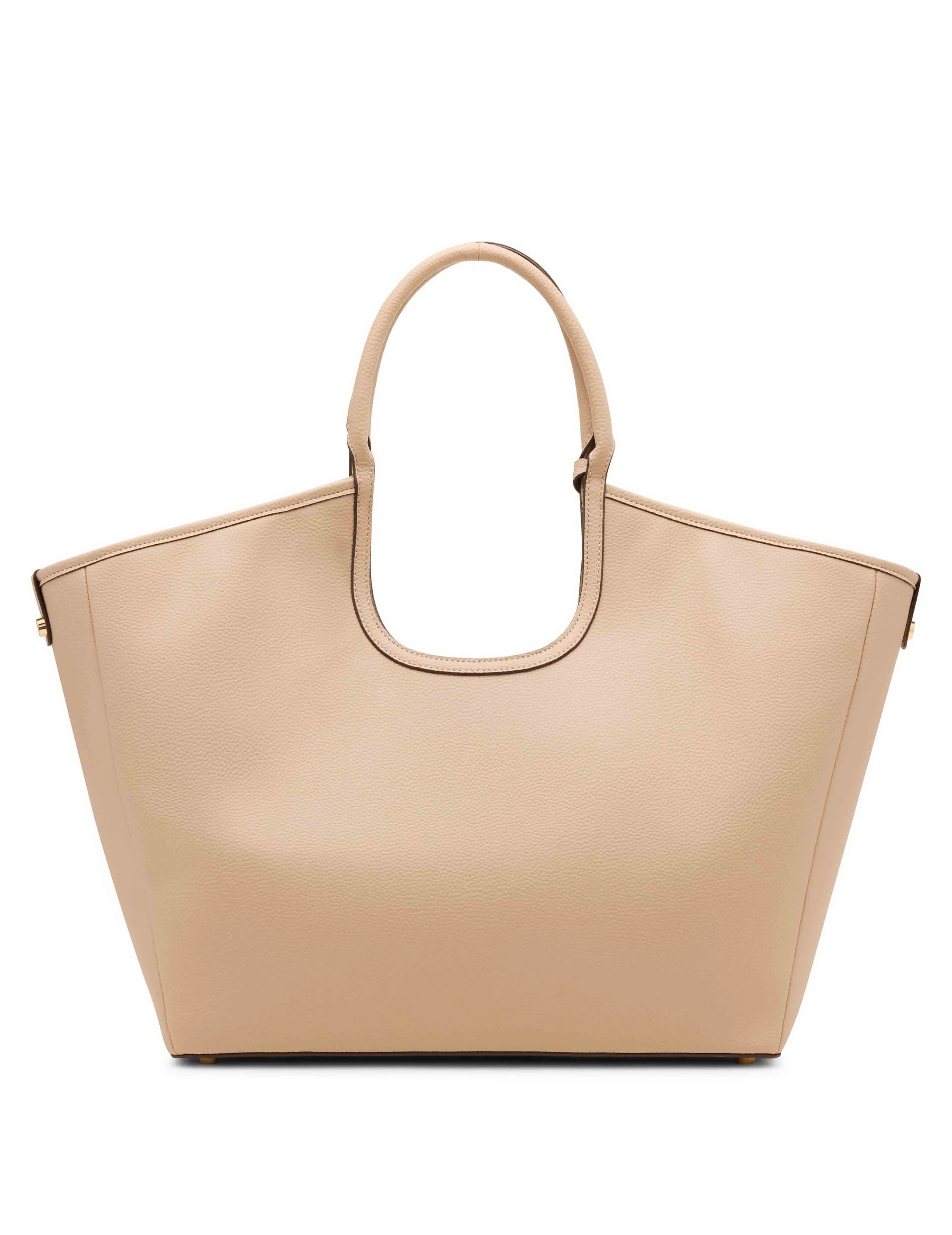 Large Tote with Graphic Tile Lion Logo Pouch