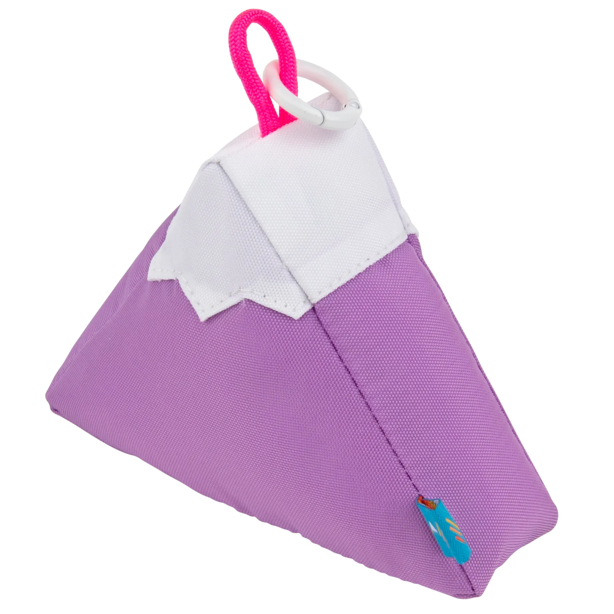 Lavender Plush Mountain Keychain
