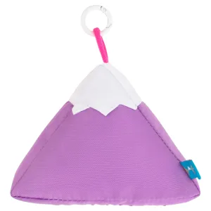 Lavender Plush Mountain Keychain