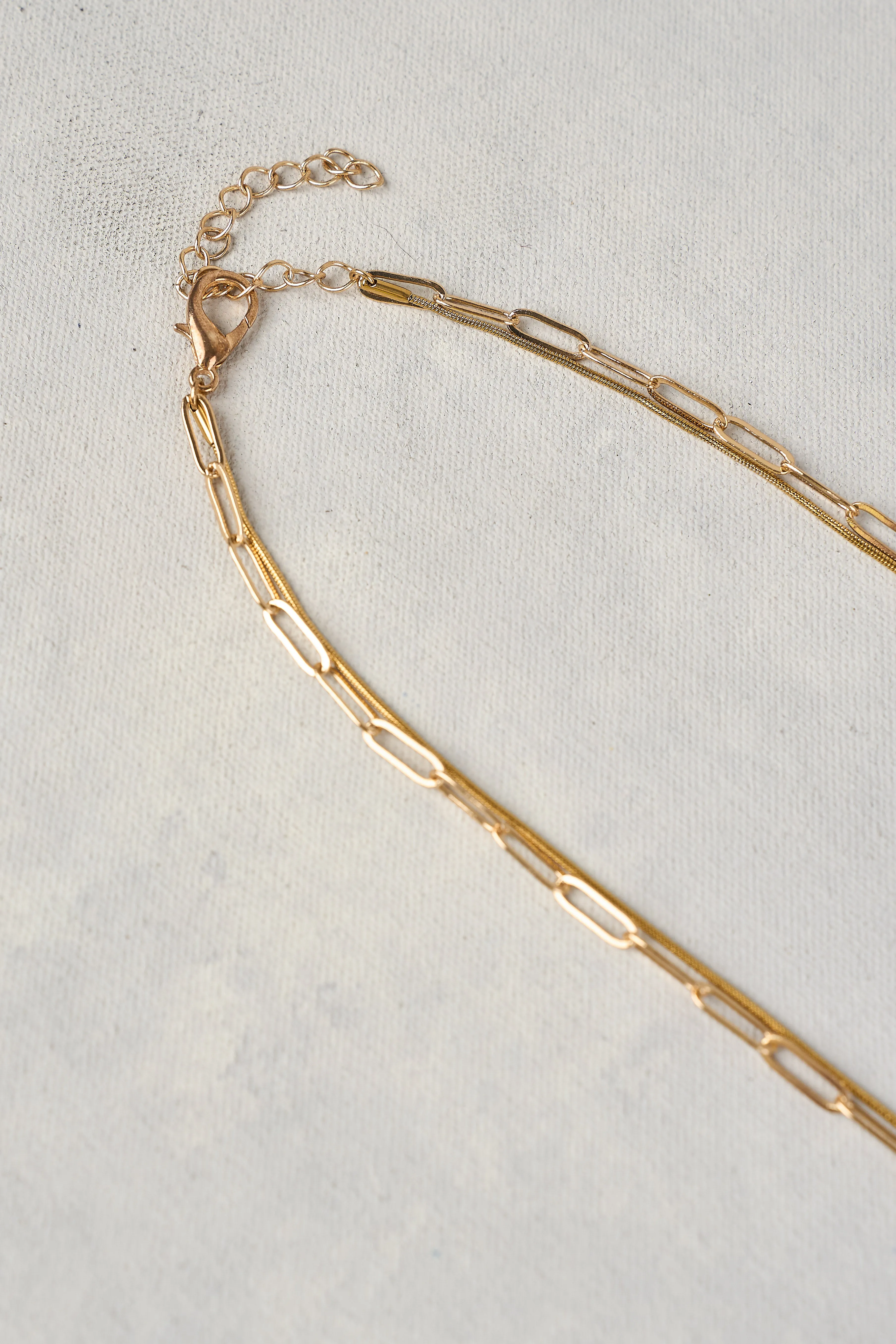 Layered Pearl Necklace - Gold