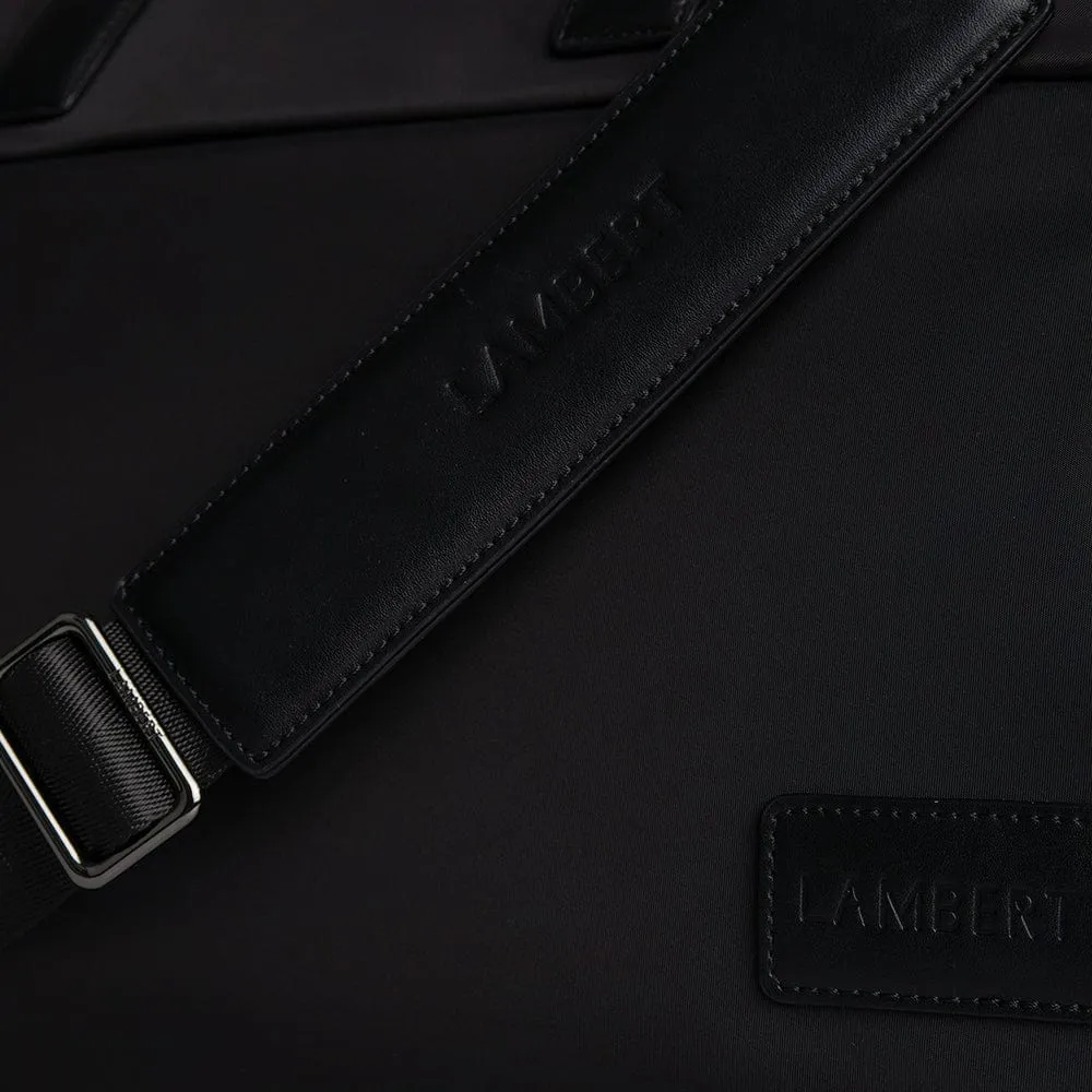 Le London - Petit sac de voyage en nylon recyclé noir