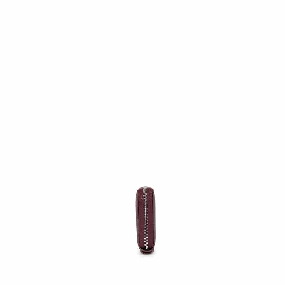 Le Meli - Portefeuille en cuir vegan cabernet