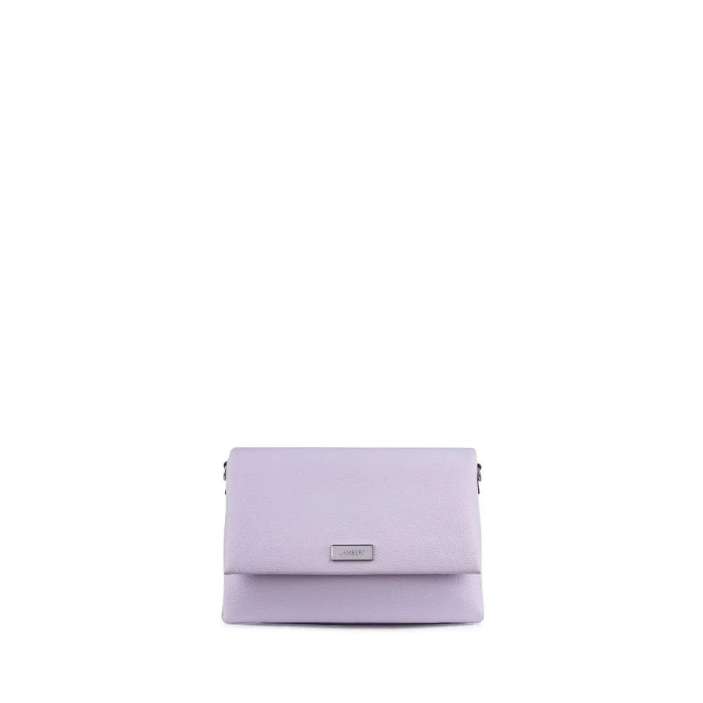 Le Valeria - Sac à main 3-en-1 en cuir vegan lavender