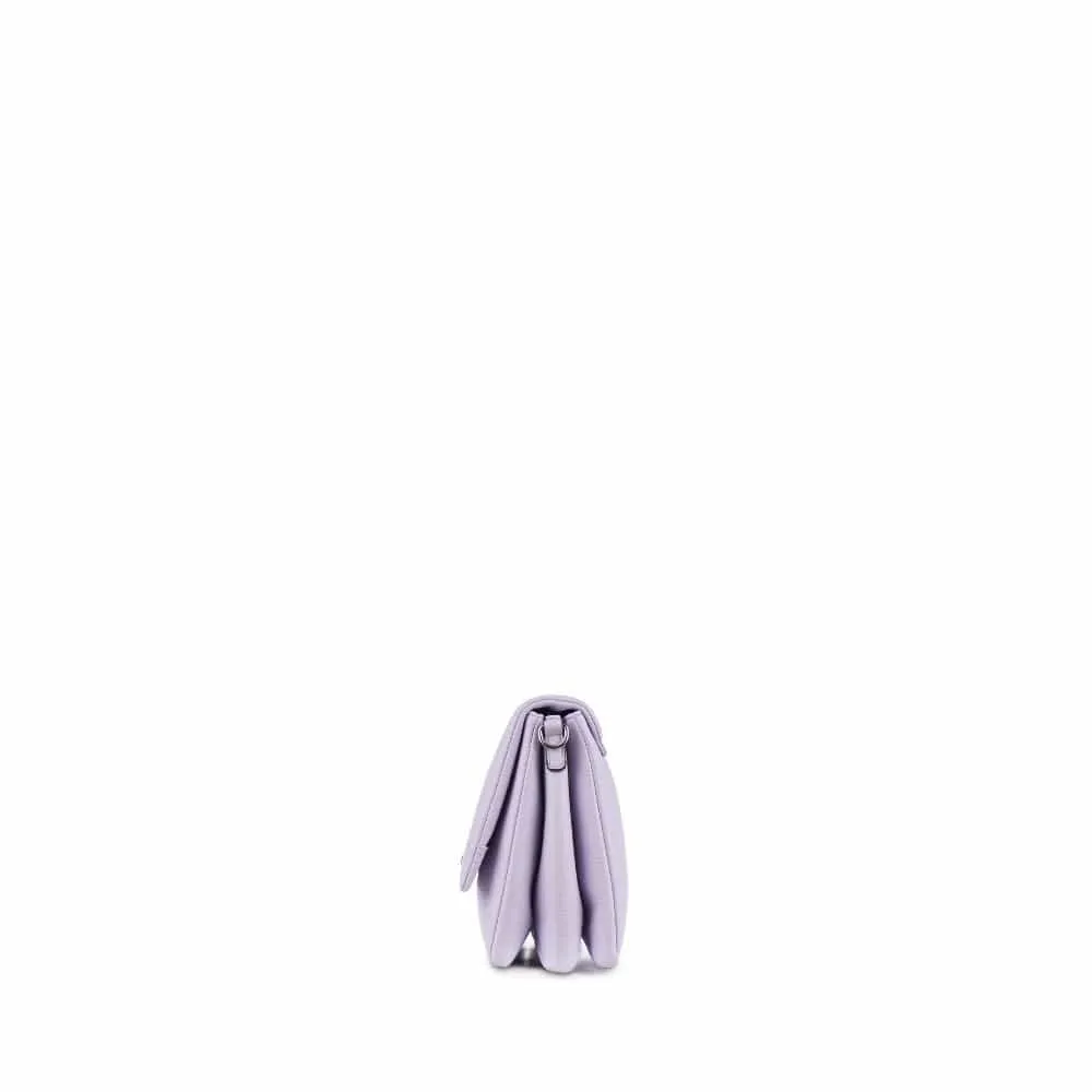 Le Valeria - Sac à main 3-en-1 en cuir vegan lavender