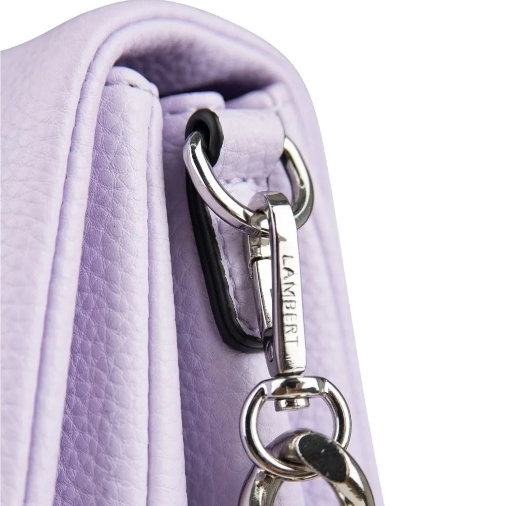 Le Valeria - Sac à main 3-en-1 en cuir vegan lavender